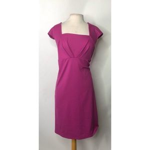 A magenta Simply Chloe Dao midi dress